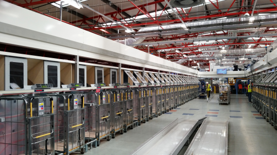 Equinox MHE Split Tray Sorter