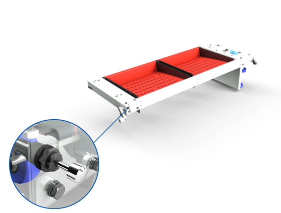 Equinox MHE Split Tray Sorter Detail